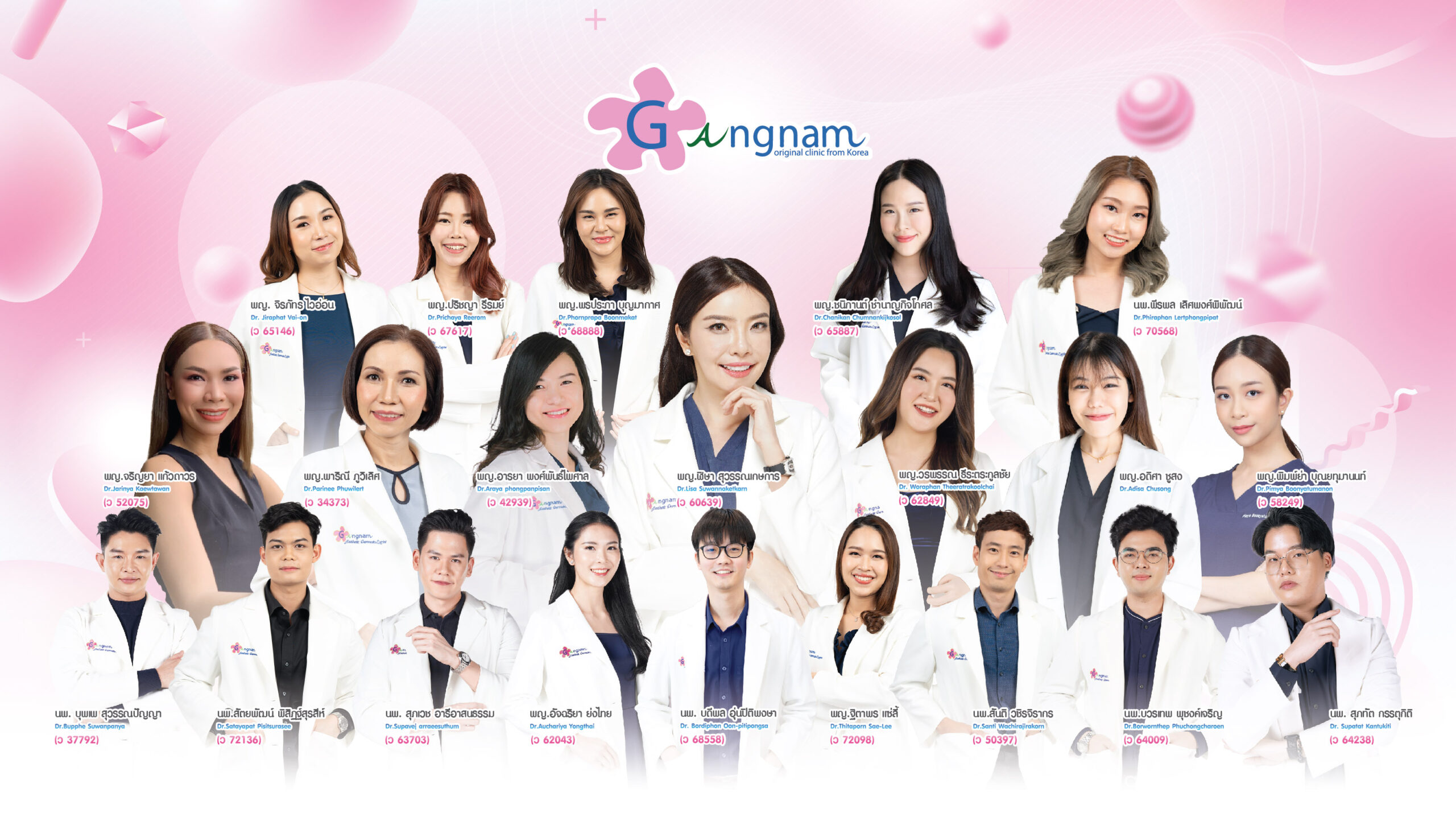 ทีมแพทย์กังนัมคลินิก