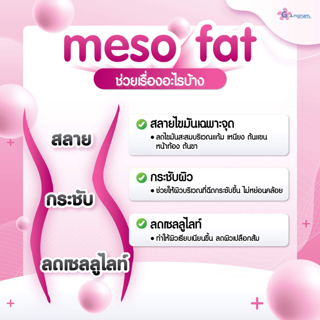 meso fat ช่วยอะไร
