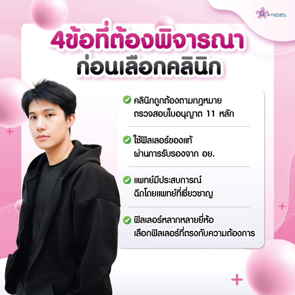 คลินิกฉีดฟีลเลอร์ใต้ตา